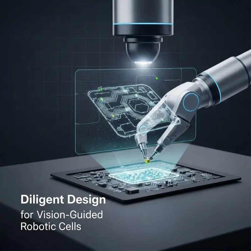 AFRoM Automation-Diligent Design Vision-guided Robotics